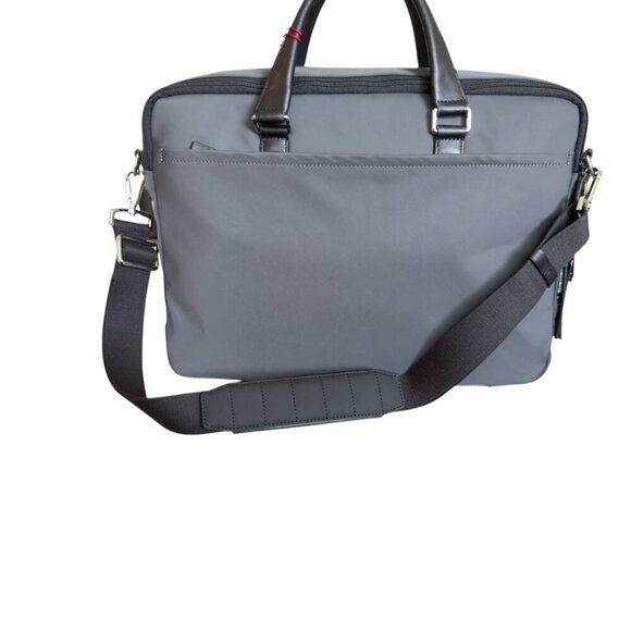 Tumi OAKFIELD Grey Nylon & Leather Large Laptop Briefcase  136350, New with tags - Picture 12 of 16